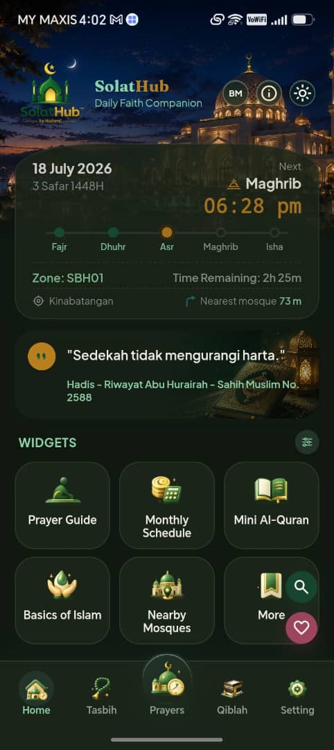 SolatHub Qibla